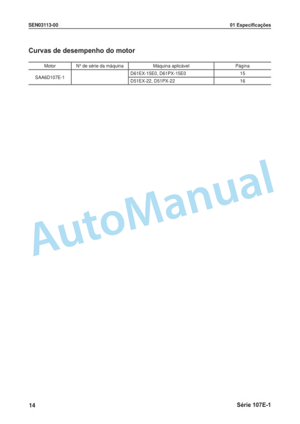 Komatsu 107E-1 Series Motor Shop Manual KPBM310800 3 Komatsu 107E-1 Series Motor Shop Manual KPBM310800 - Image 3