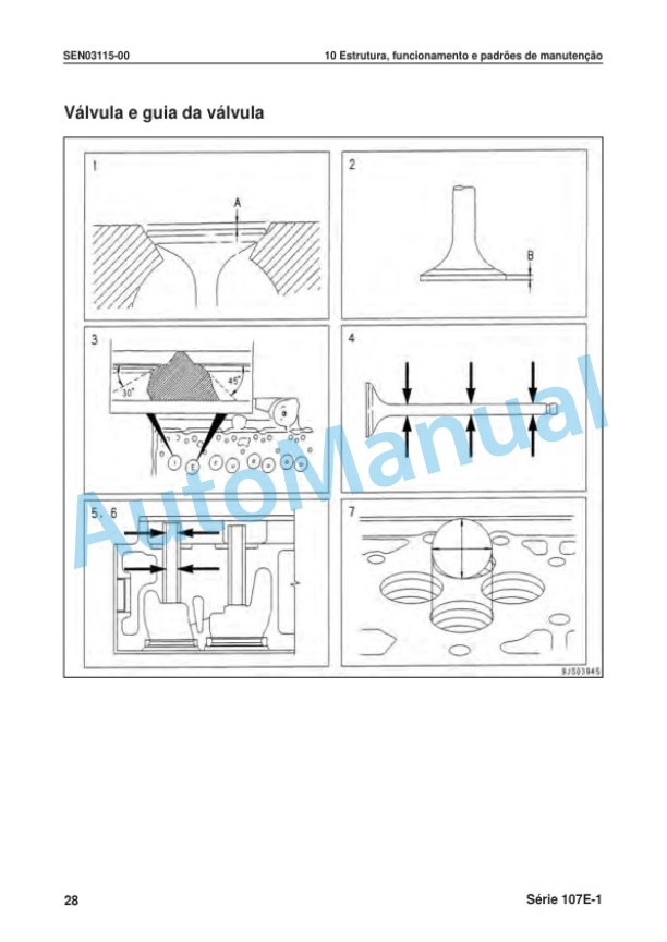 Komatsu 107E-1 Series Motor Shop Manual KPBM310800 4 Komatsu 107E-1 Series Motor Shop Manual KPBM310800 - Image 4