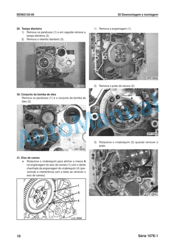 Komatsu 107E-1 Series Motor Shop Manual KPBM310800 5 Komatsu 107E-1 Series Motor Shop Manual KPBM310800 - Image 5