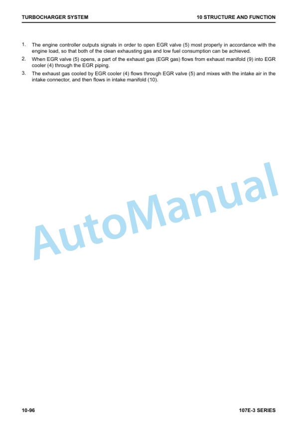 Komatsu 107E-3 Series Engine Shop Manual SEN06502-11 3 Komatsu 107E-3 Series Engine Shop Manual SEN06502-11 - Image 3