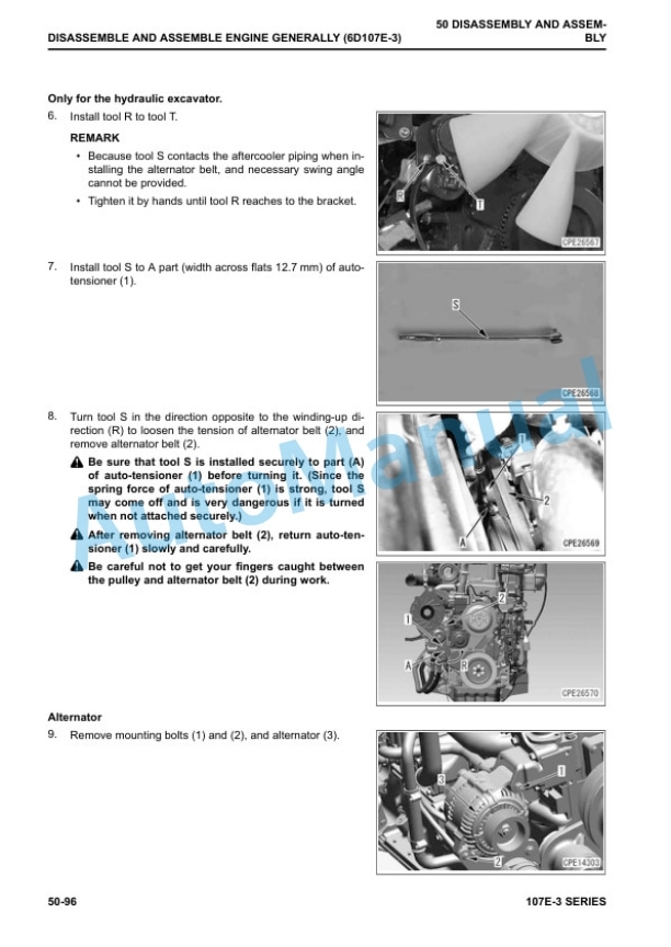Komatsu 107E-3 Series Engine Shop Manual SEN06502-11 5 Komatsu 107E-3 Series Engine Shop Manual SEN06502-11 - Image 5