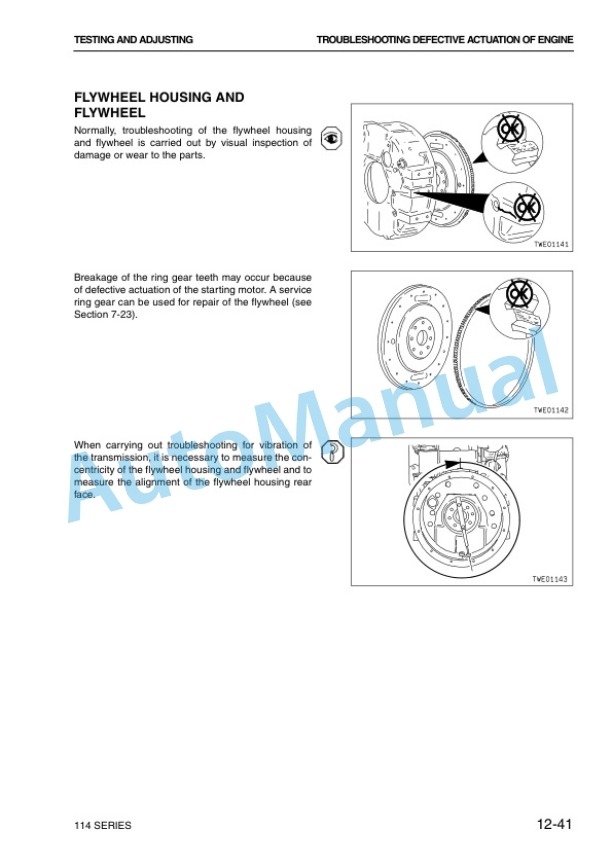 Komatsu 114 Series Diesel Engine Shop Manual SEBM024609 3 Komatsu 114 Series Diesel Engine Shop Manual SEBM024609 - Image 3