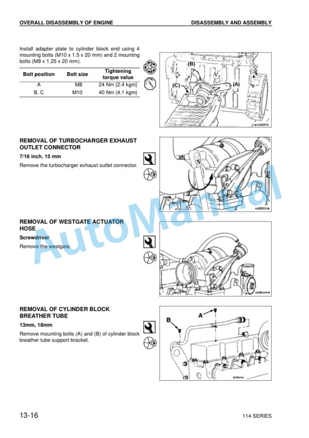 Komatsu 114 Series Diesel Engine Shop Manual SEBM024609 4 Komatsu 114 Series Diesel Engine Shop Manual SEBM024609 - Image 4