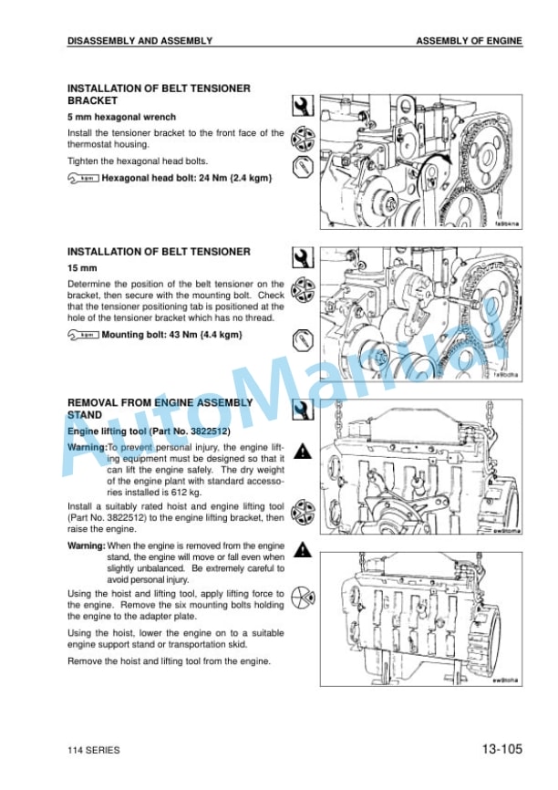 Komatsu 114 Series Diesel Engine Shop Manual SEBM024610 5 Komatsu 114 Series Diesel Engine Shop Manual SEBM024610 - Image 5