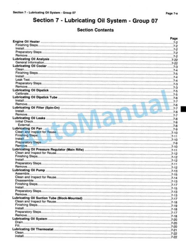Komatsu 114 Series Diesel Engine Shop Manual SEBM030800 4 Komatsu 114 Series Diesel Engine Shop Manual SEBM030800-4