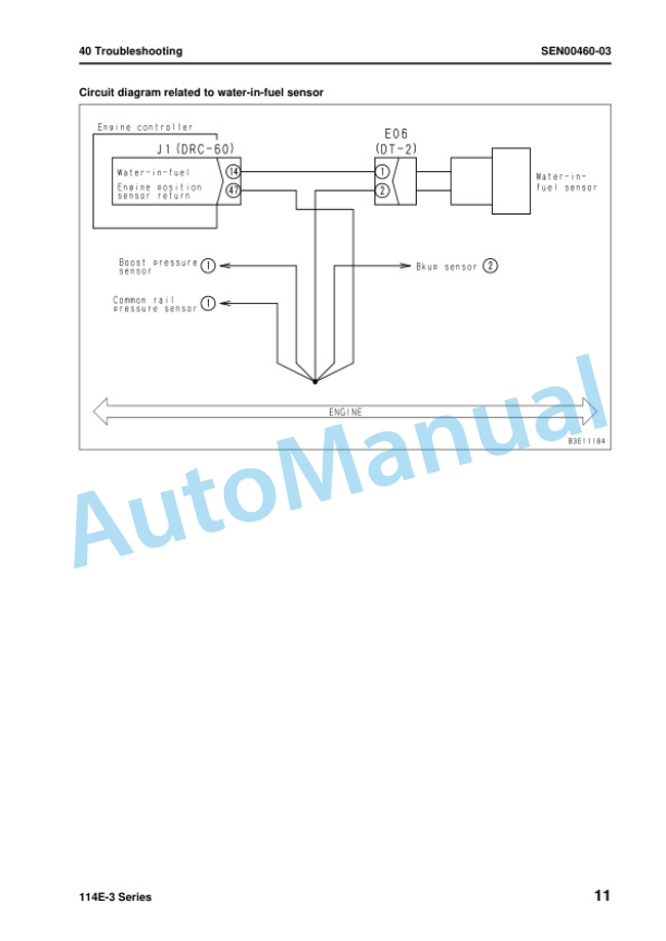 Komatsu 114E-3 Series Engine Shop Manual SEN00169-21 4 Komatsu 114E-3 Series Engine Shop Manual SEN00169-21 - Image 4