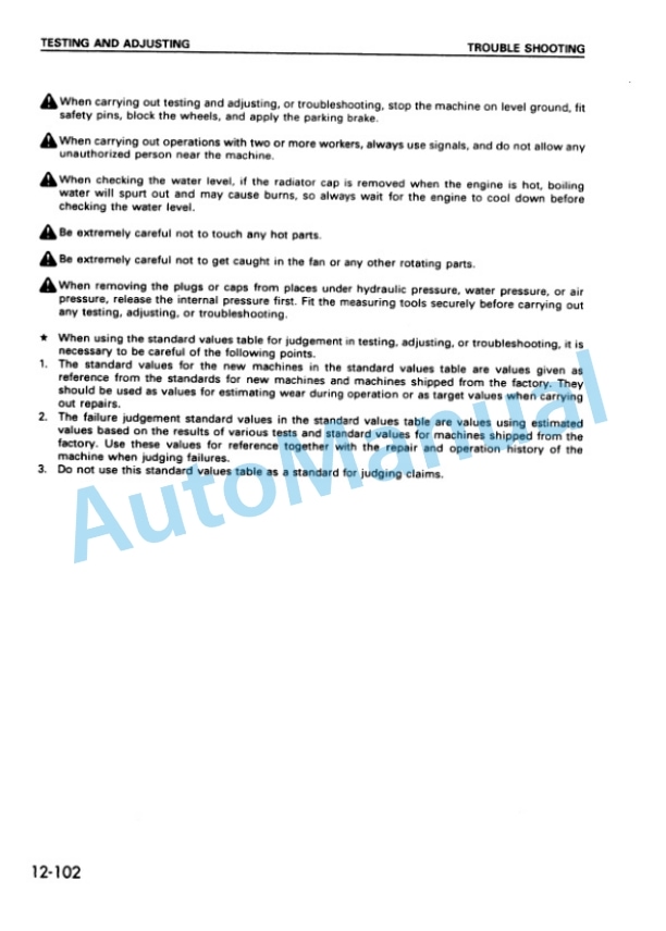 Komatsu 125-2 Series Diesel Engine Shop Manual SEBM006411 4 Komatsu 125-2 Series Diesel Engine Shop Manual SEBM006411 - Image 4
