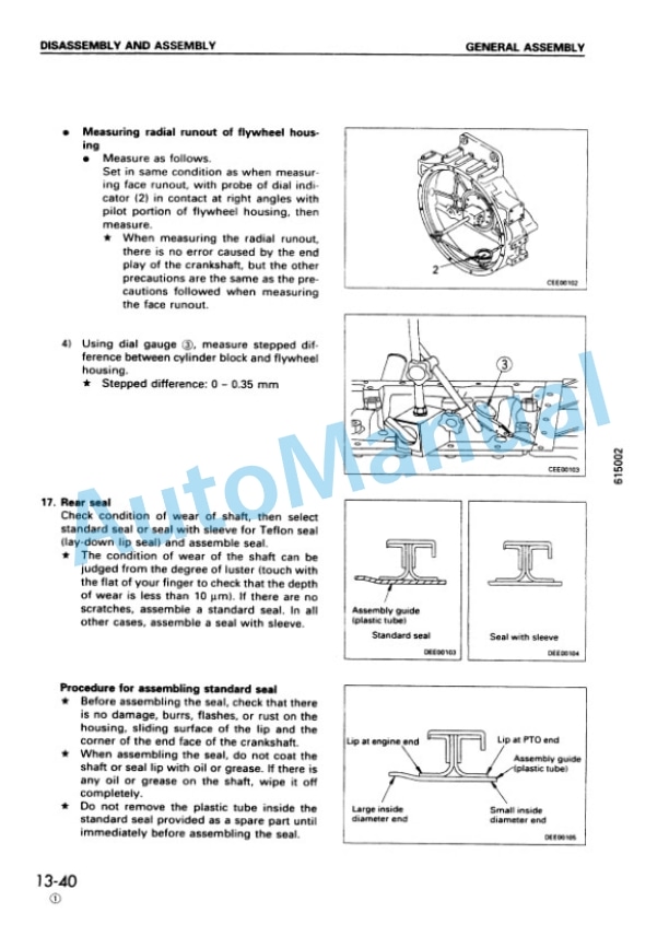 Komatsu 125-2 Series Diesel Engine Shop Manual SEBM006411 5 Komatsu 125-2 Series Diesel Engine Shop Manual SEBM006411 - Image 5