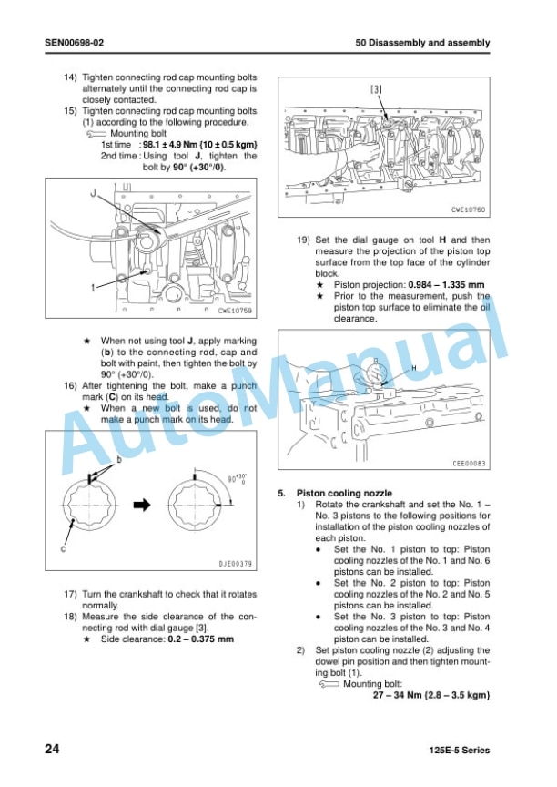Komatsu 125-5 Series Diesel Engine Shop Manual SEN00177-18 5 Komatsu 125-5 Series Diesel Engine Shop Manual SEN00177-18 - Image 5