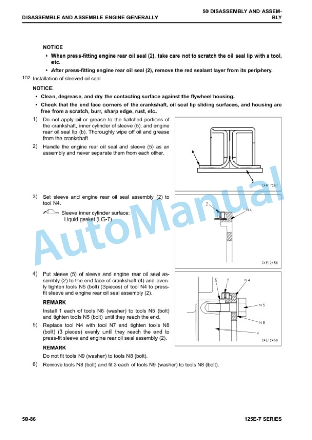 Komatsu 125E-7 Series Engine Shop Manual SEN06495-06 5 Komatsu 125E-7 Series Engine Shop Manual SEN06495-06 - Image 5
