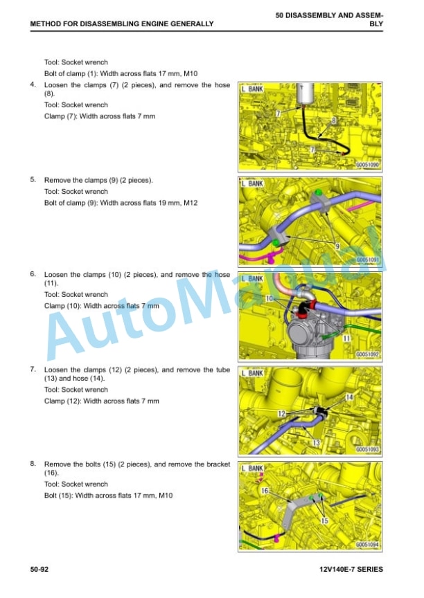 Komatsu 12V140E-7 Series Diesel Engine Shop Manual SEN06656-05 3 Komatsu 12V140E-7 Series Diesel Engine Shop Manual SEN06656-05 - Image 3