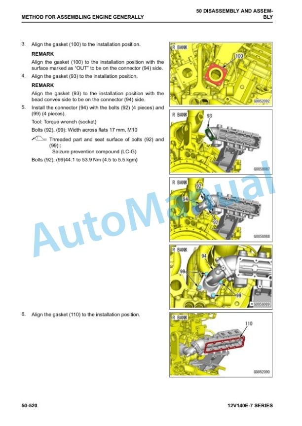 Komatsu 12V140E-7 Series Diesel Engine Shop Manual SEN06656-05 5 Komatsu 12V140E-7 Series Diesel Engine Shop Manual SEN06656-05 - Image 5