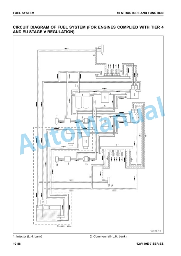Alternative view of Komatsu 12V140E-7 Series Engine Shop Manual SEN06656-07