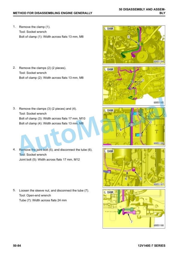 Komatsu 12V140E-7 Series Engine Shop Manual SEN06656-08 3 Komatsu 12V140E-7 Series Engine Shop Manual SEN06656-08 - Image 3