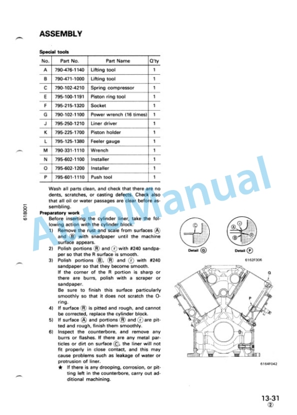 Komatsu 12V170-1 Series Diesel Engine Shop Manual SEBM028506 4 Komatsu 12V170-1 Series Diesel Engine Shop Manual SEBM028506 - Image 4