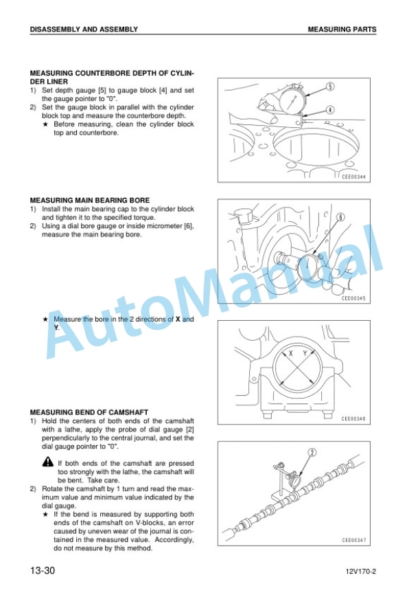 Komatsu 12V170-2 Series Diesel Engine Shop Manual SEBM036601 4 Komatsu 12V170-2 Series Diesel Engine Shop Manual SEBM036601 - Image 4