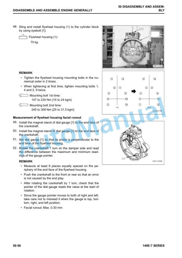 Komatsu 140E-7 Series Engine Shop Manual SEN06498-07 5 Komatsu 140E-7 Series Engine Shop Manual SEN06498-07 - Image 5
