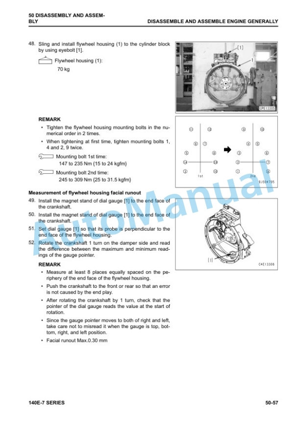 Komatsu 140E-7 Series Engine Shop Manual SEN06498-12 5 Komatsu 140E-7 Series Engine Shop Manual SEN06498-12 - Image 5