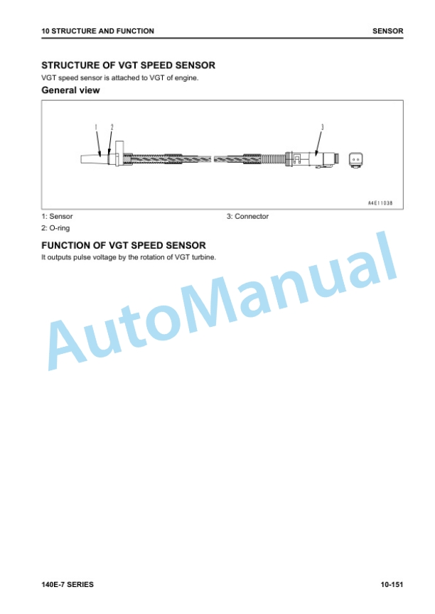 Komatsu 140E-7 Series Engine Shop Manual SEN06498-14 4 Komatsu 140E-7 Series Engine Shop Manual SEN06498-14 - Image 4