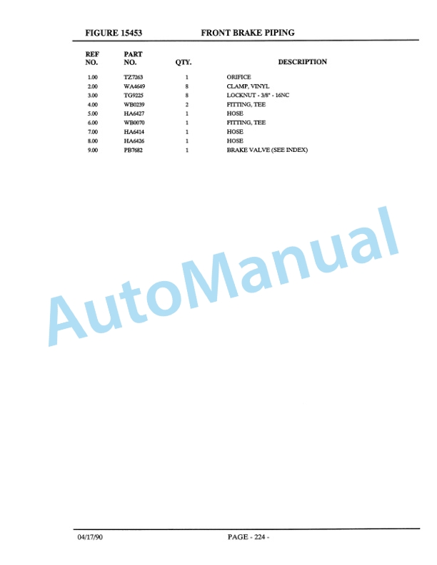 Komatsu 140M Dump Truck Parts Manual DH616 5 Komatsu 140M Dump Truck Parts Manual DH616-5