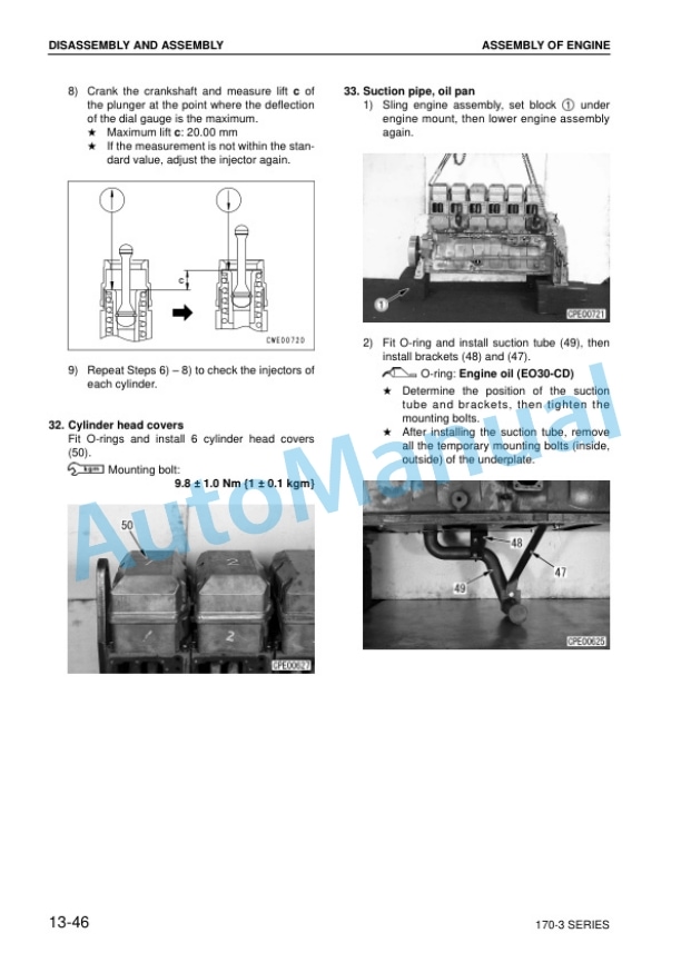 Komatsu 170-3 Series Diesel Engine Shop Manual SEBM023407 5 Komatsu 170-3 Series Diesel Engine Shop Manual SEBM023407 - Image 5