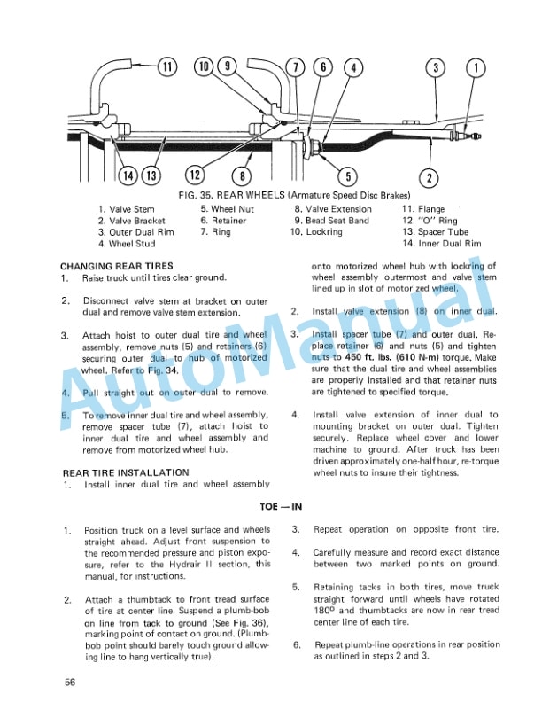 Komatsu 170D Dump Truck Operation and Maintenance Manual DG534 4 Komatsu 170D Dump Truck Operation and Maintenance Manual DG534 - Image 4