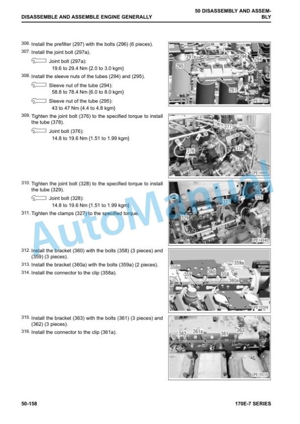 Komatsu 170E-7 Series Engine Shop Manual SEN06580-04 5 Komatsu 170E-7 Series Engine Shop Manual SEN06580-04 - Image 5