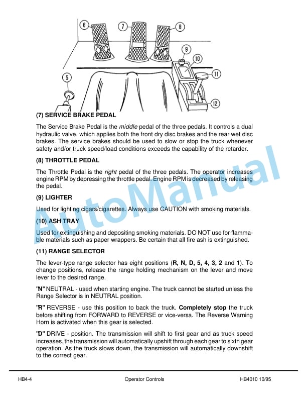 Komatsu 210M Dump Truck Operation and Maintenance Manual DG615 3 Komatsu 210M Dump Truck Operation and Maintenance Manual DG615 - Image 3