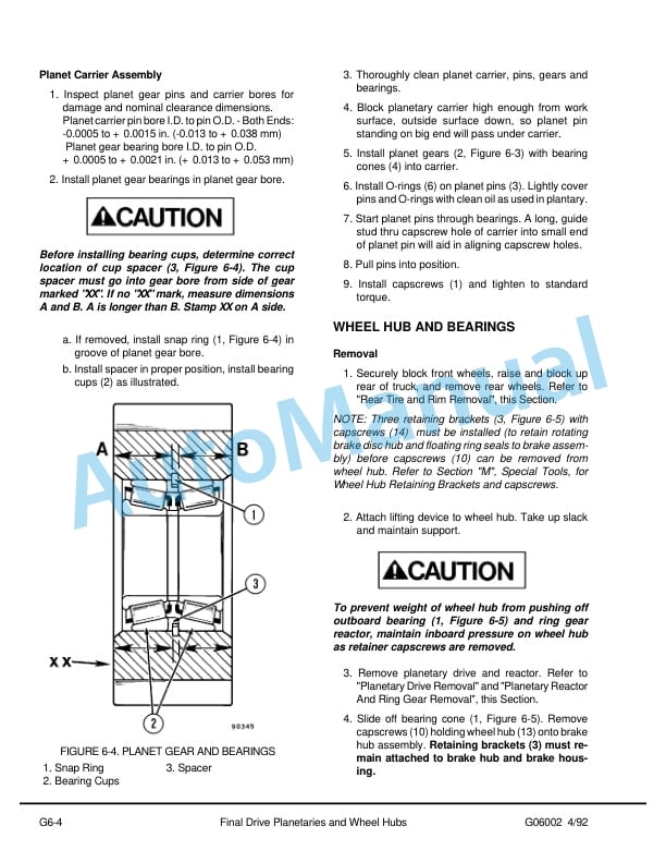 Komatsu 210M Dump Truck Shop Manual DG610 3 Komatsu 210M Dump Truck Shop Manual DG610 - Image 3
