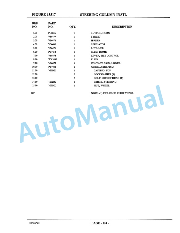 Komatsu 325M Parts Manual DH587-BZ 3 Komatsu 325M Parts Manual DH587-BZ-3