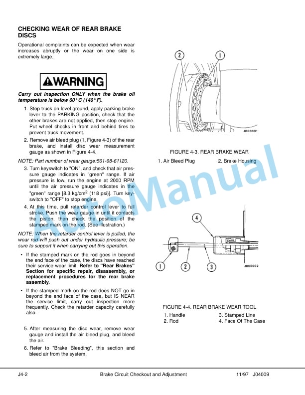 Komatsu 330M Dump Truck Shop Manual DG699 4 Komatsu 330M Dump Truck Shop Manual DG699 - Image 4