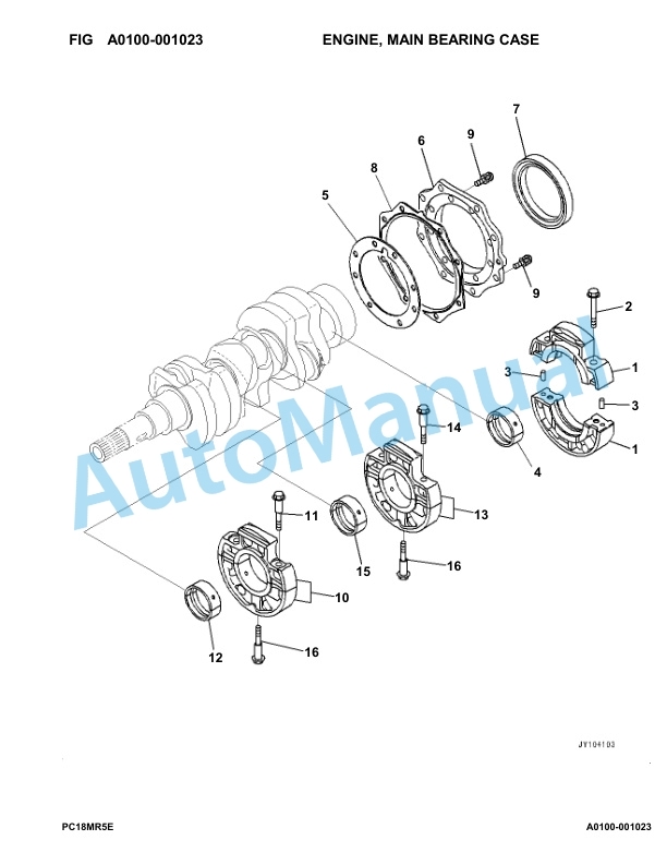 Komatsu 3D67E-2 Engine Parts Manual 4 Komatsu 3D67E-2 Engine Parts Manual-4
