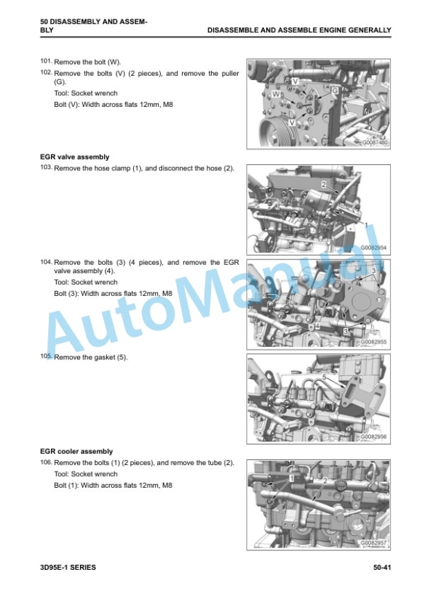 Komatsu 3D95E-1 Series Engine Shop Manual SEN06834-02 4 Komatsu 3D95E-1 Series Engine Shop Manual SEN06834-02 - Image 4