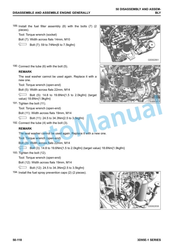 Komatsu 3D95E-1 Series Engine Shop Manual SEN06834-02 5 Komatsu 3D95E-1 Series Engine Shop Manual SEN06834-02 - Image 5
