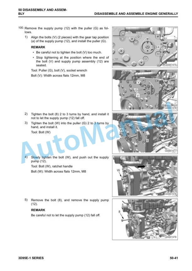 Komatsu 3D95E-1 Series Engine Shop Manual SEN06834-03 4 Komatsu 3D95E-1 Series Engine Shop Manual SEN06834-03 - Image 4