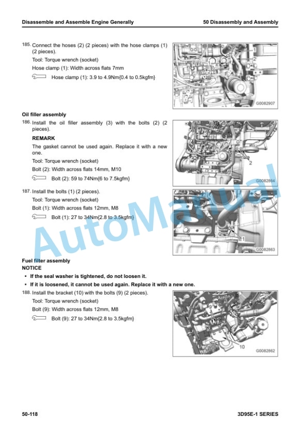 Komatsu 3D95E-1 Series Engine Shop Manual SEN06834-04 5 Komatsu 3D95E-1 Series Engine Shop Manual SEN06834-04 - Image 5