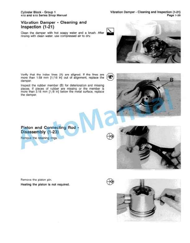 Komatsu 410, 610 Series Engine Shop Manual CEBM610SH0 3 Komatsu 410, 610 Series Engine Shop Manual CEBM610SH0 - Image 3