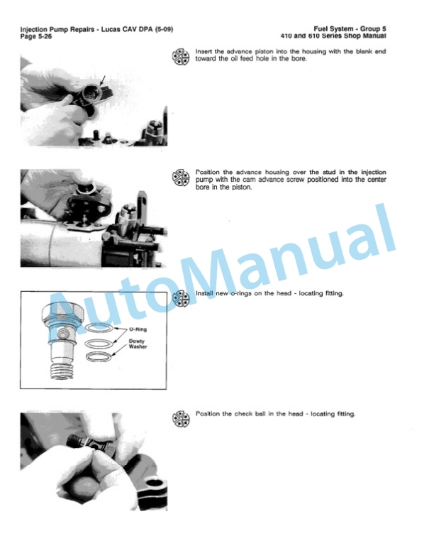 Komatsu 410, 610 Series Engine Shop Manual CEBM610SH0 4 Komatsu 410, 610 Series Engine Shop Manual CEBM610SH0 - Image 4