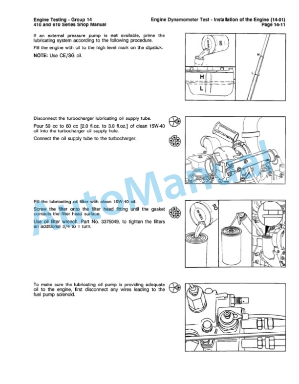 Komatsu 410, 610 Series Engine Shop Manual CEBM610SH0 5 Komatsu 410, 610 Series Engine Shop Manual CEBM610SH0 - Image 5