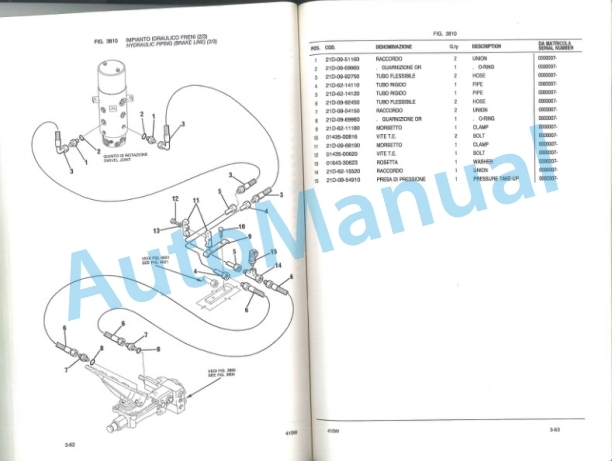 Komatsu 410W Hydraulic Excavator Parts Manual PRIG410W1 3 Komatsu 410W Hydraulic Excavator Parts Manual PRIG410W1-3