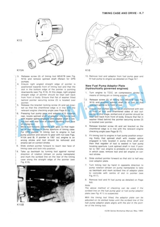 Komatsu 4.2482, 4.248, T4.236, 4.236, 4.212, T4.38 Diesel Engine Workshop Manual 4799004M1 4 Komatsu 4.2482, 4.248, T4.236, 4.236, 4.212, T4.38 Diesel Engine Workshop Manual 4799004M1-4