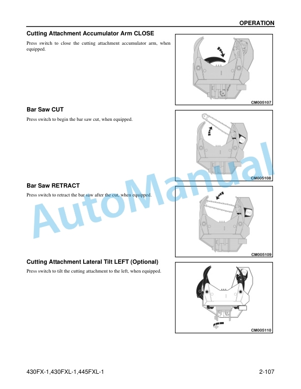 Komatsu 430FX-1, 430FXL-1, 445FXL-1 Operation and Maintenance Manual CEAM023702 4 Komatsu 430FX-1, 430FXL-1, 445FXL-1 Operation and Maintenance Manual CEAM023702 - Image 4