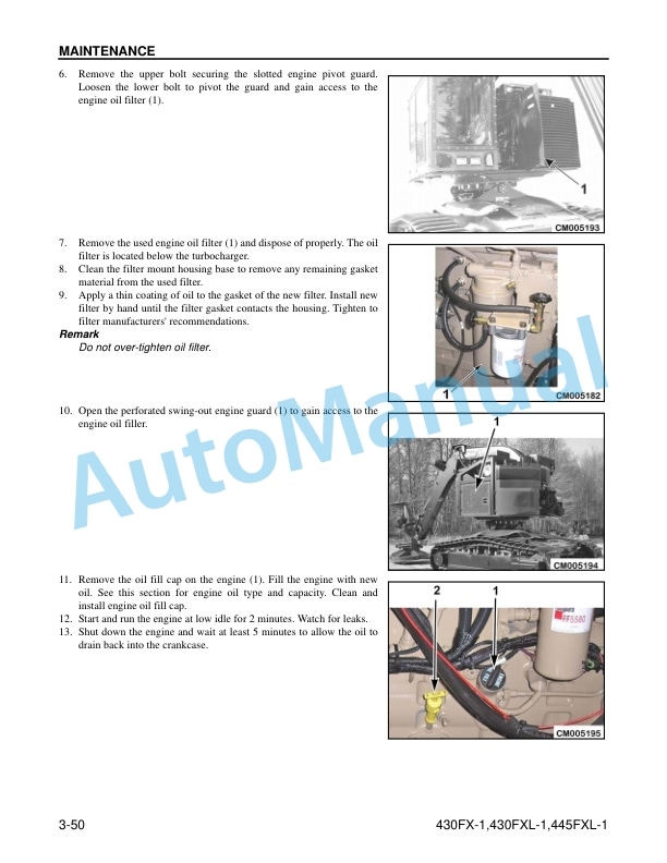 Komatsu 430FX-1, 430FXL-1, 445FXL-1 Operation and Maintenance Manual CEAM023702 5 Komatsu 430FX-1, 430FXL-1, 445FXL-1 Operation and Maintenance Manual CEAM023702 - Image 5