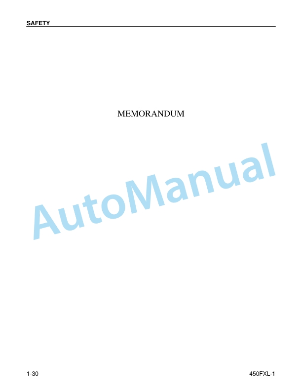 Alternative view of Komatsu 450FXL-1 Crawler Feller Buncher Operation and Maintenance Manual CEAM023802