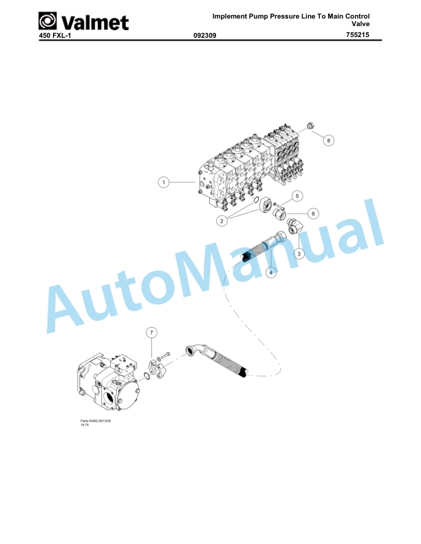 Komatsu 450FXL-1 Crawler Feller Buncher Parts Manual BEPB025600 4 Komatsu 450FXL-1 Crawler Feller Buncher Parts Manual BEPB025600-4