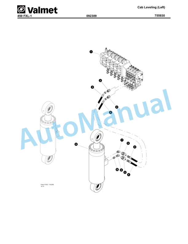 Komatsu 450FXL-1 Crawler Feller Buncher Parts Manual BEPB025600 5 Komatsu 450FXL-1 Crawler Feller Buncher Parts Manual BEPB025600-5