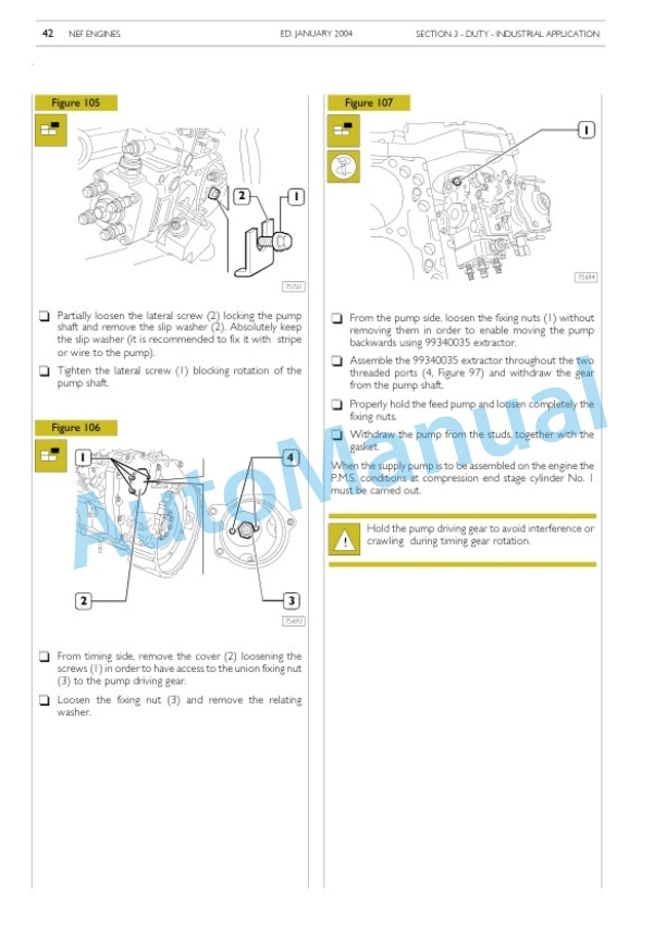 Komatsu 4D104E, S4D104E Series Diesel Engine Shop Manual WEBMNEF000 3 Komatsu 4D104E, S4D104E Series Diesel Engine Shop Manual WEBMNEF000-3