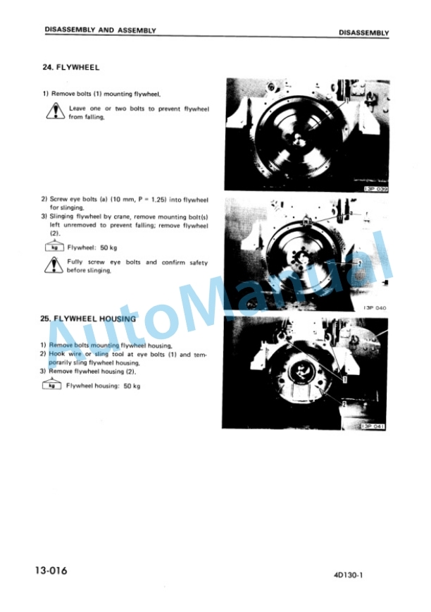 Komatsu 4D130-1 Series Diesel Engine Shop Manual SEBE6114Z00 4 Komatsu 4D130-1 Series Diesel Engine Shop Manual SEBE6114Z00 - Image 4