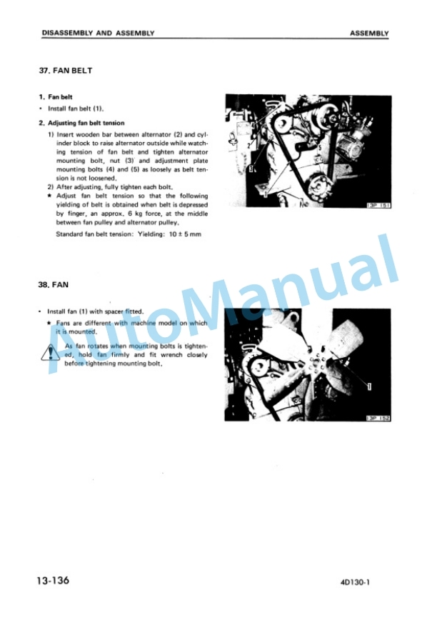 Komatsu 4D130-1 Series Diesel Engine Shop Manual SEBE6114Z00 5 Komatsu 4D130-1 Series Diesel Engine Shop Manual SEBE6114Z00 - Image 5