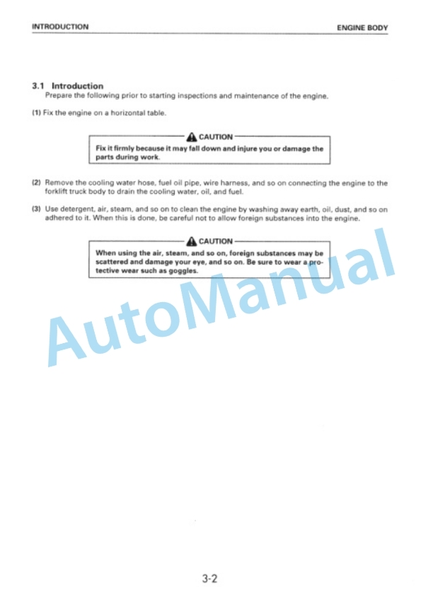 Komatsu 4D92E, 4D94E, 4D98E Diesel Engine Shop Manual 4D94E-BE2 2 Komatsu 4D92E, 4D94E, 4D98E Diesel Engine Shop Manual 4D94E-BE2-2